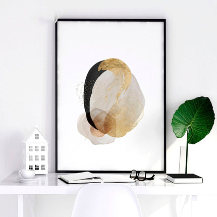 Abstract prints | set of 3 wall art for living room