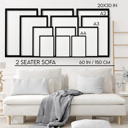 Abstract wall pictures | set of 3 wall art prints
