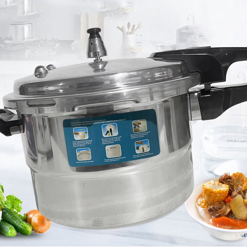 Aluminium Pressure Cooker Quick With Lid Latch Indicator Explosion-Proof