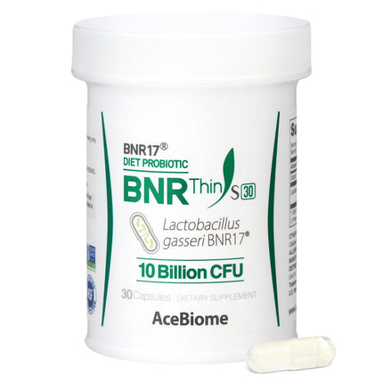 AceBiome BNRThin S30 Probiotic – Lactobacillus gasseri BNR17, 10B CFU, 30 Caps
