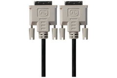 Maplin DVI-D to DVI-D 18+1 Pin Single Link Cable - White, 2m