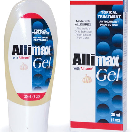 ALLIMAX Liquid Topical Gel (30mL / 1fl oz) – Garlic Extract Natural Skincare Gel – Unisex