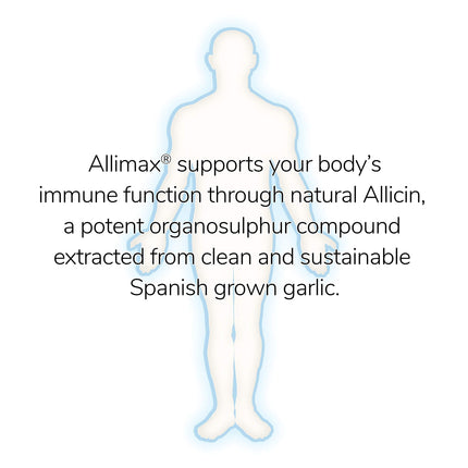 Allimax Pro Practitioner Strength 450 mg Allicin from Garlic | 100 Vegetarian Capsules