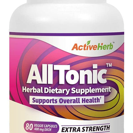 AllTonic Capsules 80 Veggie Capsules – Pack of 2 | ActiveHerb