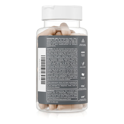 Pure for Men Stay Ready Fiber – Digestive Regularity (60 Vegan Capsules)