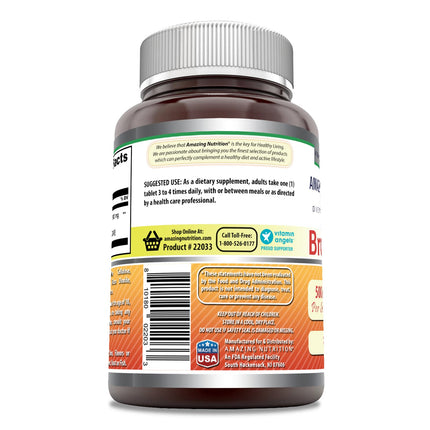 Amazing Formulas Bromelain 500 mg | 120 Count Pack of 3 | Non-GMO, Gluten-Free | Made in USA