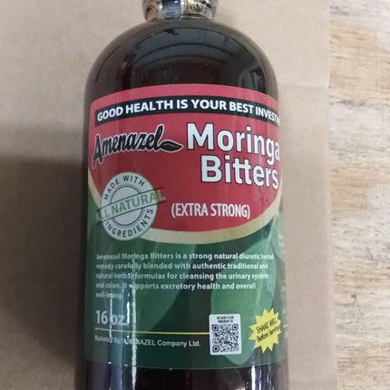 Amenazel Organic Moringa Bitters, 16 fl oz