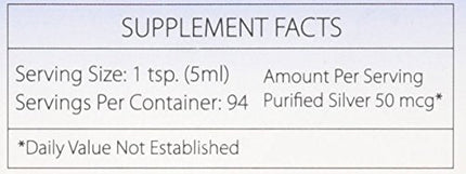 Silver Biotics Colloidal Nano SilverSol Ag4O4 10 PPM Immune Support | American Biotech Labs | 16 Fl Oz (Pack of 2)