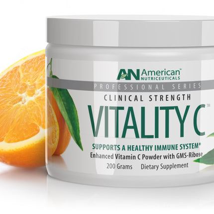 American Nutriceuticals Vitamin C Powder – Sugar-Free, Non-Acidic, 4000mg, pH-Neutral