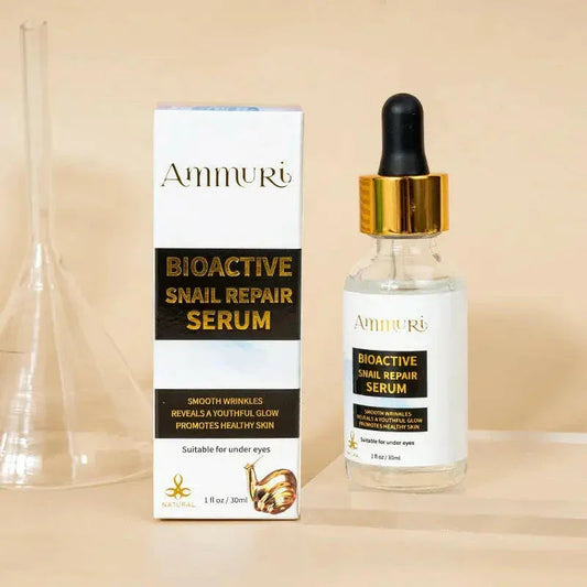 Ammuri Bioactive Snail Repair Serum | Anti-Aging Hydration with 87% Organic Ingredients – 30ml