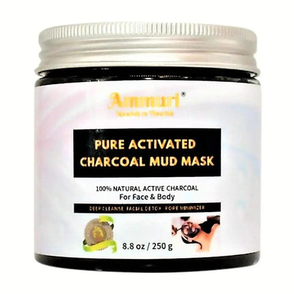 Ammuri Pure Activated Charcoal Mud Mask for Pigmentation