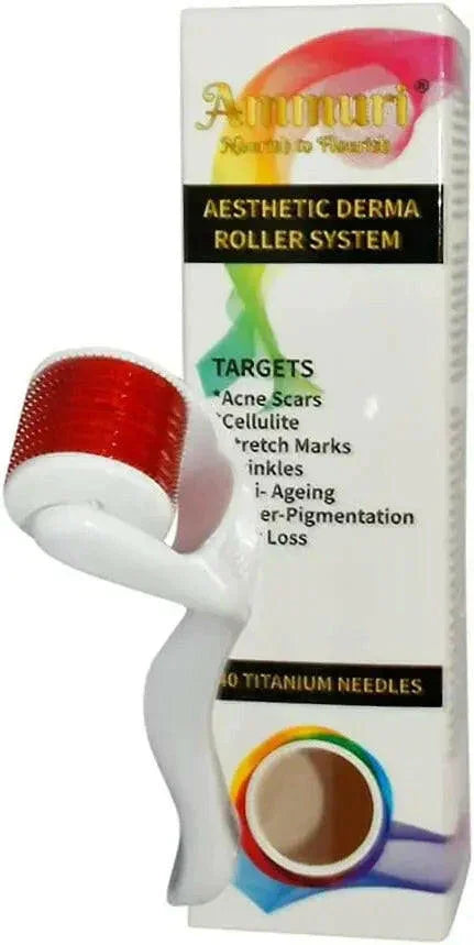 Ammuri Derma Roller Titanium Skin Rejuvenation System