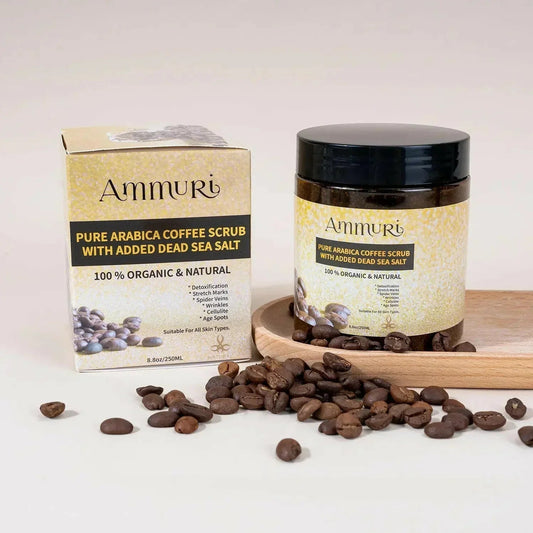 Ammuri Organic Coffee Scrub for Skin - Arabica Face Mask