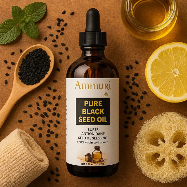 Ammuri Pure Black Seed Oil Cold Pressed | Skin, Scalp & Hair Care