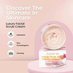 Ammuri Skincare Retinol Facial Scrub - Exfoliating Cream