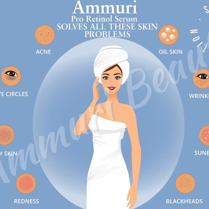 Ammuri Retinol Serum for Wrinkles - Age-Defying Formula