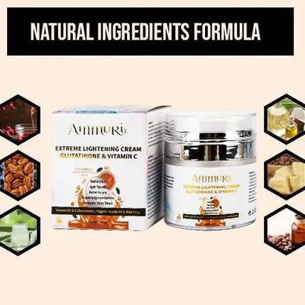 Ammuri Skincare Lightening Cream with Vitamin C & Glutathione