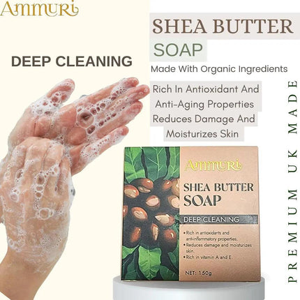 Ammuri Shea Butter Luxury Bar Soap: Soften, Soothe, and Pamper Your Skin Daily