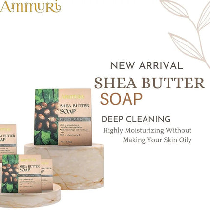 Ammuri Shea Butter Luxury Bar Soap: Soften, Soothe, and Pamper Your Skin Daily