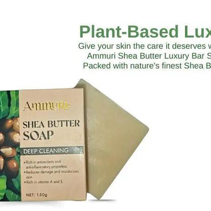 Ammuri Shea Butter Luxury Bar Soap: Soften, Soothe, and Pamper Your Skin Daily