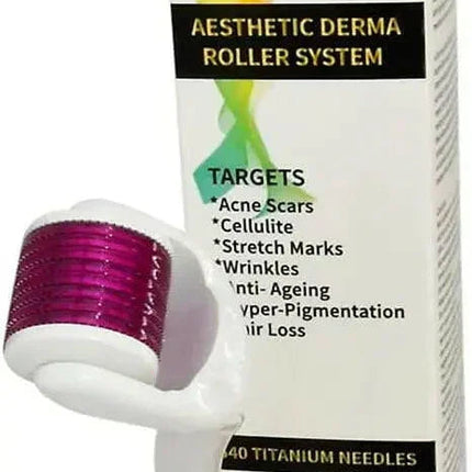 Titanium Derma Roller System for Microneedling & Skin Rejuvenation | Ammuri