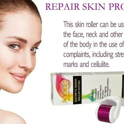 Titanium Derma Roller System for Microneedling & Skin Rejuvenation | Ammuri
