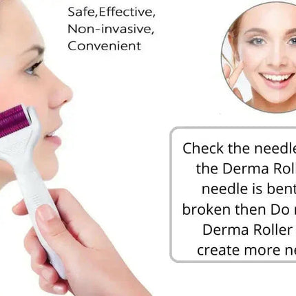 Titanium Derma Roller System for Microneedling & Skin Rejuvenation | Ammuri