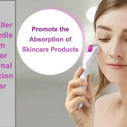 Titanium Derma Roller System for Microneedling & Skin Rejuvenation | Ammuri