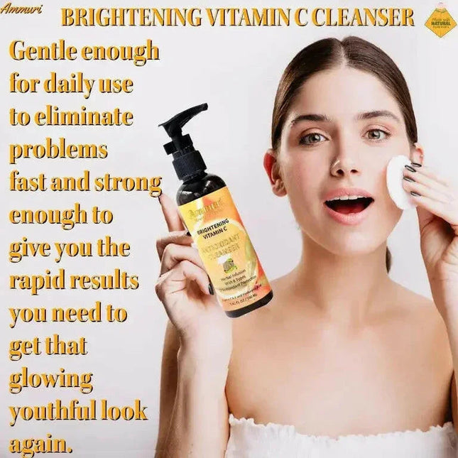 Vitamin C Facial Cleanser for Brightening & Antioxidant Protection | Ammuri