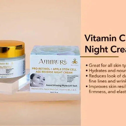 Apple Stem Cell Age Reverse Cream for Wrinkles & Skin Renewal | Ammuri