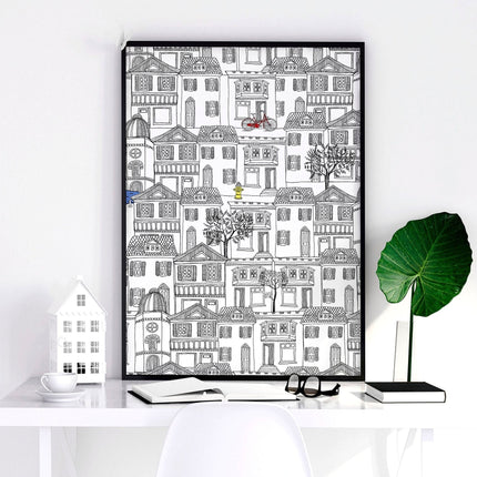 Amsterdam posters | Set of 2 travel wall art