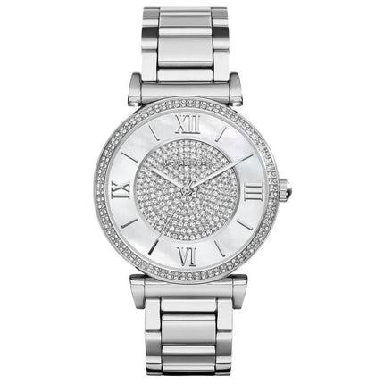 Michael Kors MK3355 Ladies Catlin Bracelet Silver Watch