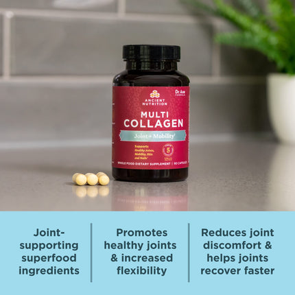 Ancient Nutrition Multi Collagen Pills - Joint Support & Mobility (90 Ct)