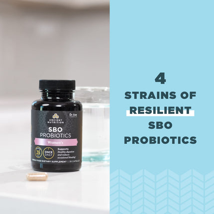 Ancient Nutrition Probiotics for Women – Once Daily 30 Count | 25 Billion CFU Digestive Support