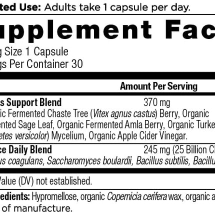 Ancient Nutrition Probiotics for Women – Once Daily 30 Count | 25 Billion CFU Digestive Support