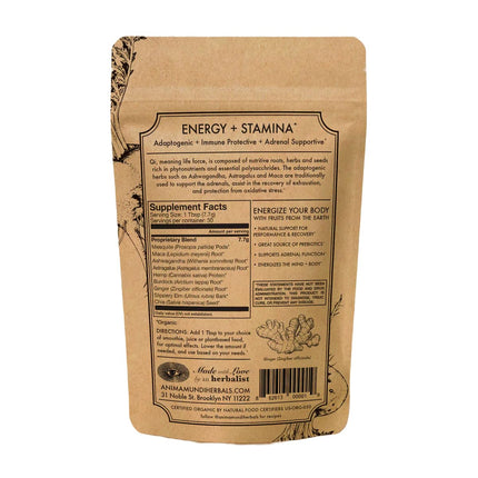 Anima Mundi Qi Energy & Protein Powder – Adaptogenic Mood Support