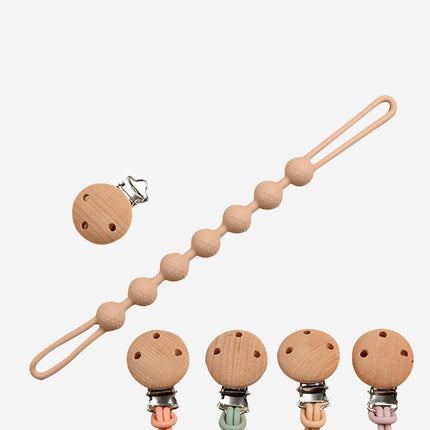 Bloom Bambini Baby Pacifier Clip and Teether in Pink