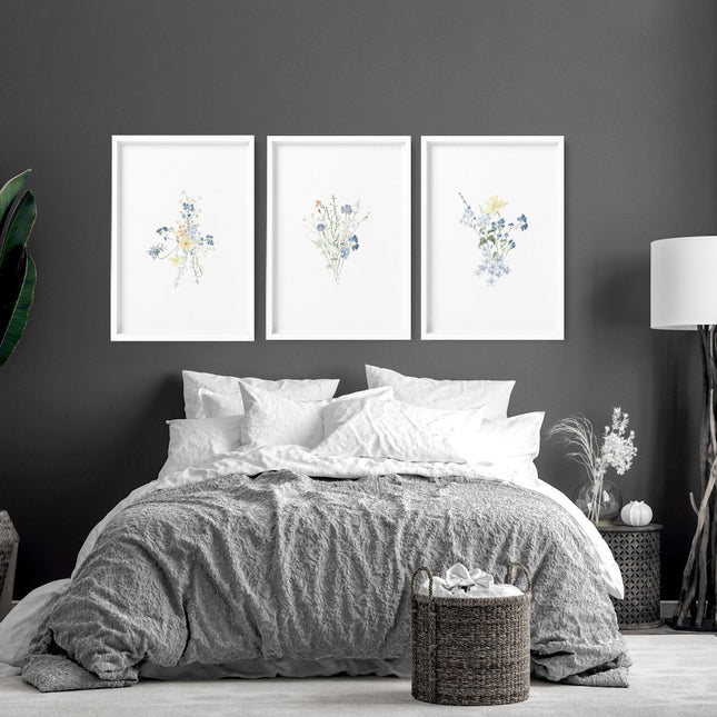 Art Botanical Prints | Set of 3 wall art prints