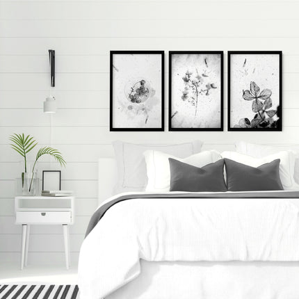 Bedroom Art Prints – Set of 3 Framed Wall Prints