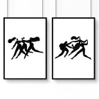 Black Frame / A4 8.27 x 11.69 in / 21 x 29.7 cm / Satin Photo paper 280 gsm