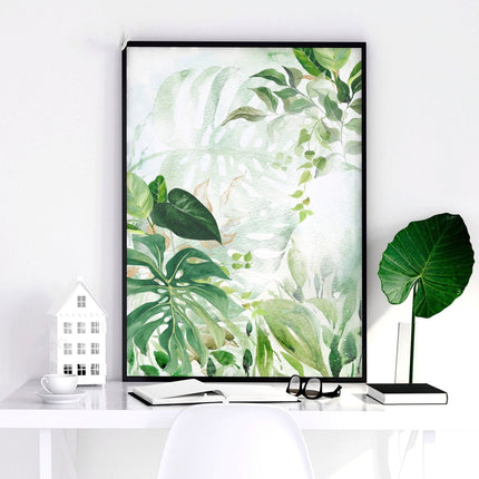 Art for office walls | set of 3 Tropical wall art prints