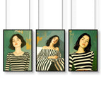 White Frame / A4 8.27 x 11.69 in / 21 x 29.7 cm / Satin Photo Paper 280 gsm