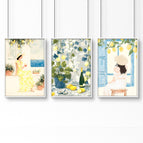 White Frame / A4 8.27 x 11.69 in / 21 x 29.7 cm / Satin Photo Paper 280 gsm