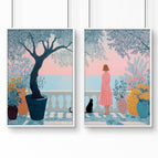 White Frame / A4 8.27 x 11.69 in / 21 x 29.7 cm / Satin Photo paper 280 gsm