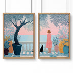 Oak Frame / A4 8.27 x 11.69 in / 21 x 29.7 cm / Satin Photo paper 280 gsm
