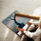 Unframed / A4 8.27 x 11.69 in / 21 x 29.7 cm / Satin Photo paper 280 gsm