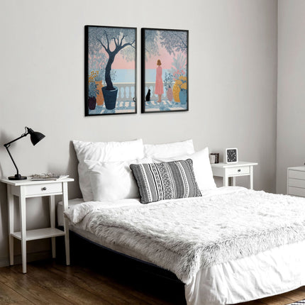 Art With Frames | Set of 2 Italian Lifestyle Wall art Prints