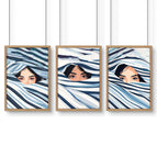 Oak Frame / A4 8.27 x 11.69 in / 21 x 29.7 cm / Satin Photo Paper 280 gsm
