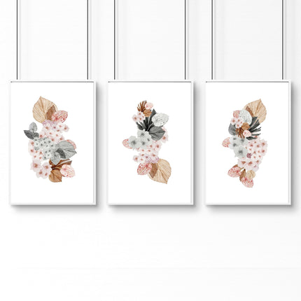 Colorful painting for wall | set of 3 wall art prints for office
