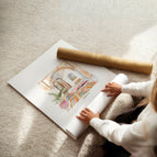 Unframed / A4 8.27 x 11.69 in / 21 x 29.7 cm / Satin Photo Paper 280 gsm